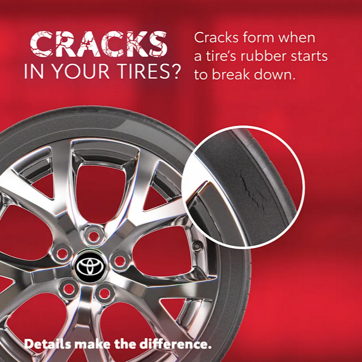 Cracks in tires education image