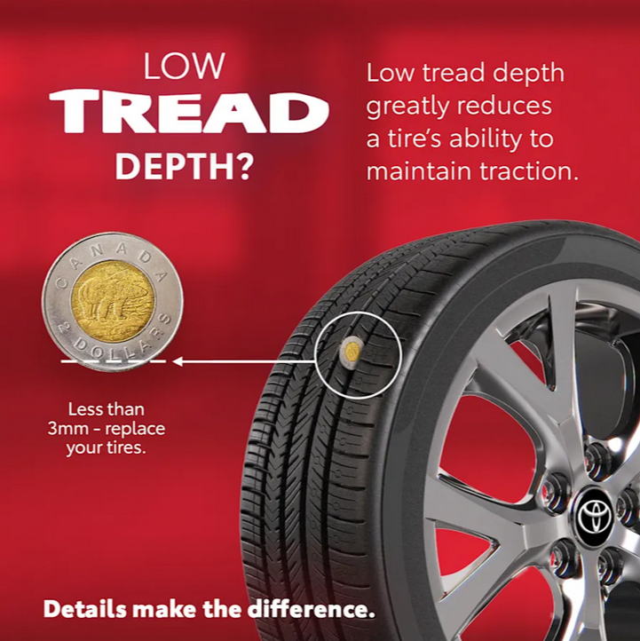 low tire tread education graphic london tires