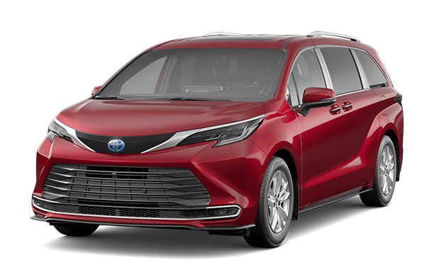 2025 Toyota Sienna Hybrid Red