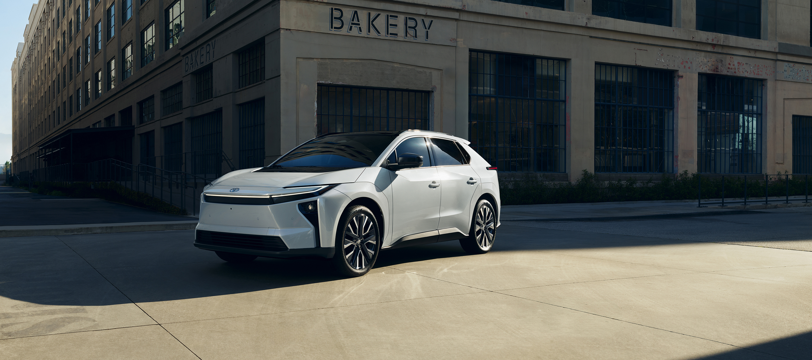 2026 Toyota bz4X parked on street