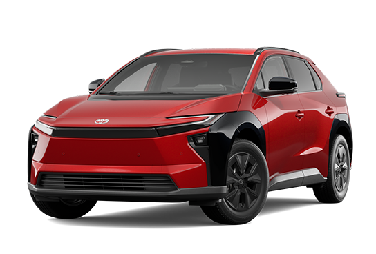 2026 Toyota BZ XLE AWD red car