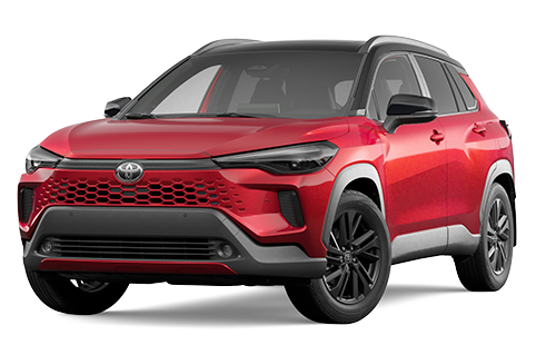 2026 Toyota Corolla Cross Hybrid XSE in red