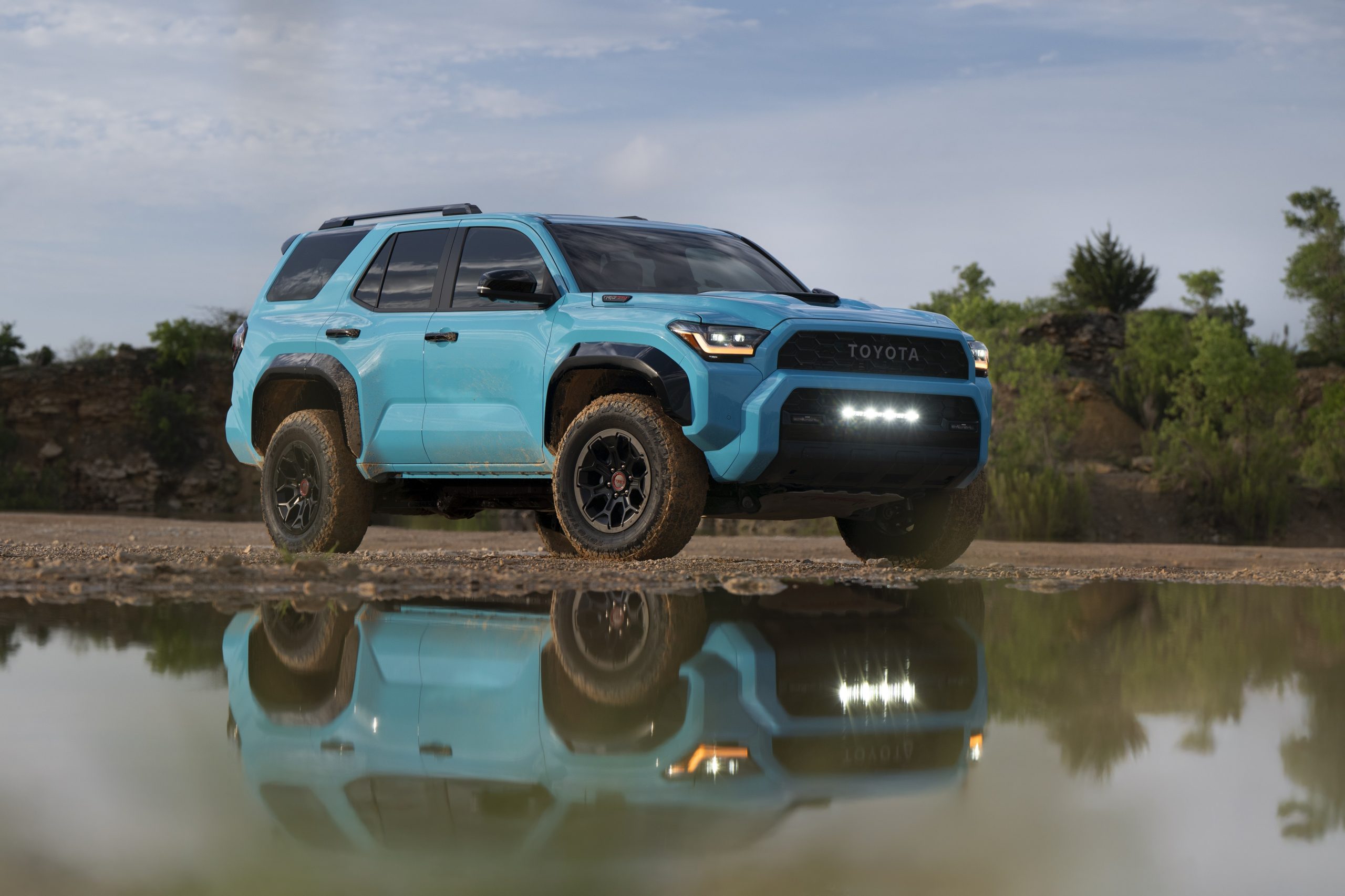 2026 toyota 4runner in wave runner colour