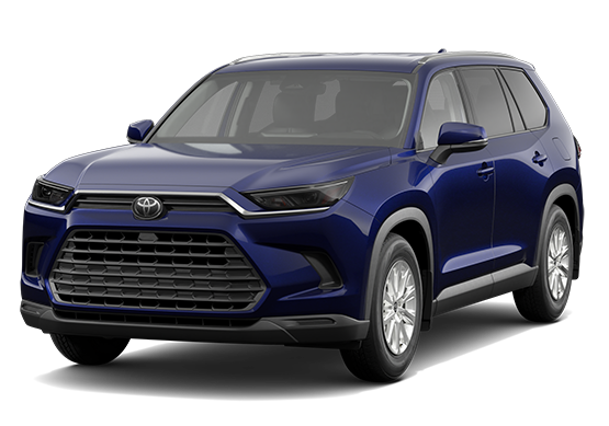 2026 Toyota grand highlander hybrid blue suv studio