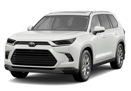 2026 Toyota Grand highlander limited white suv studio