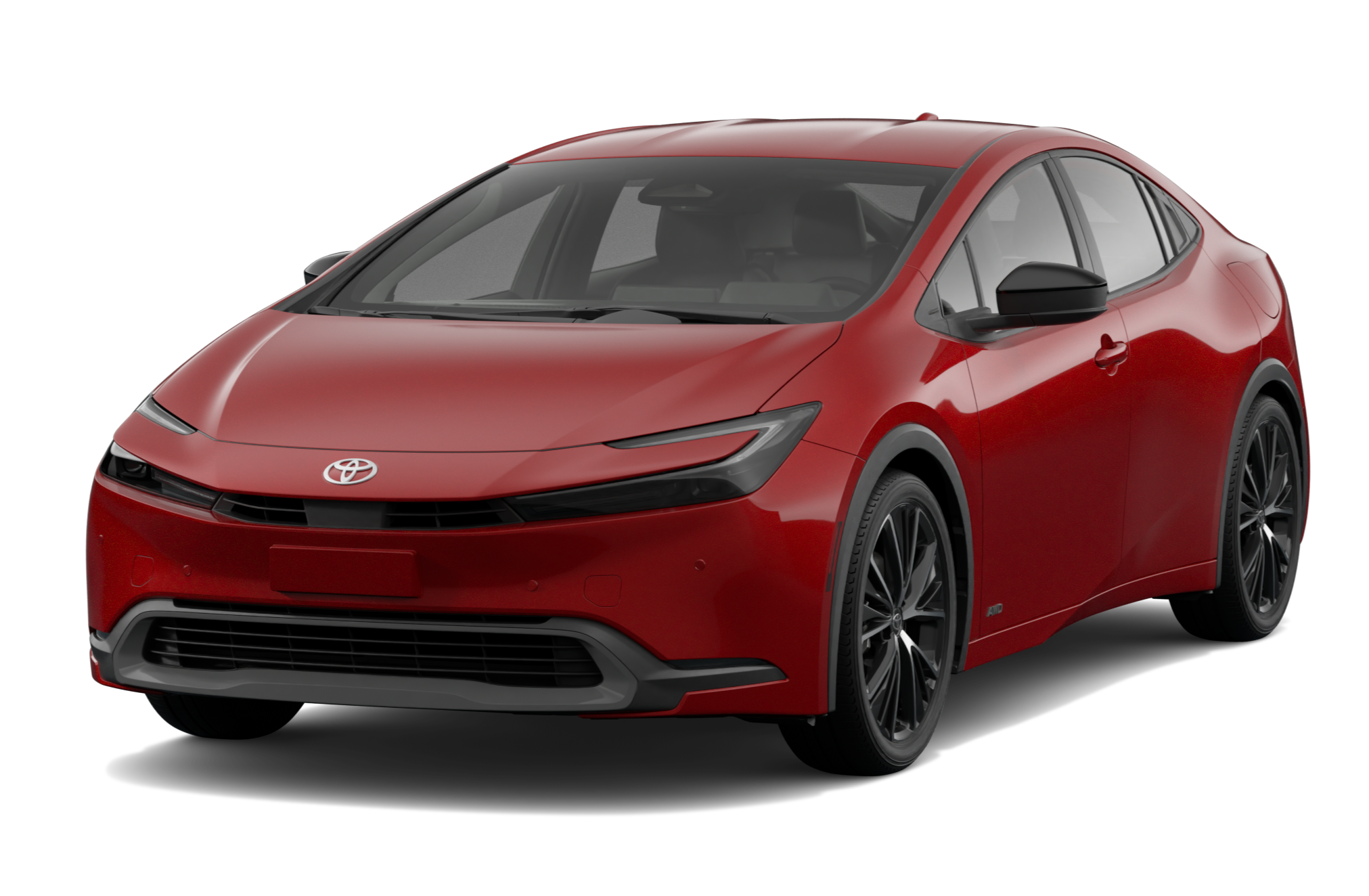 2026 Toyota Prius XLE AWD in Supersonic Red