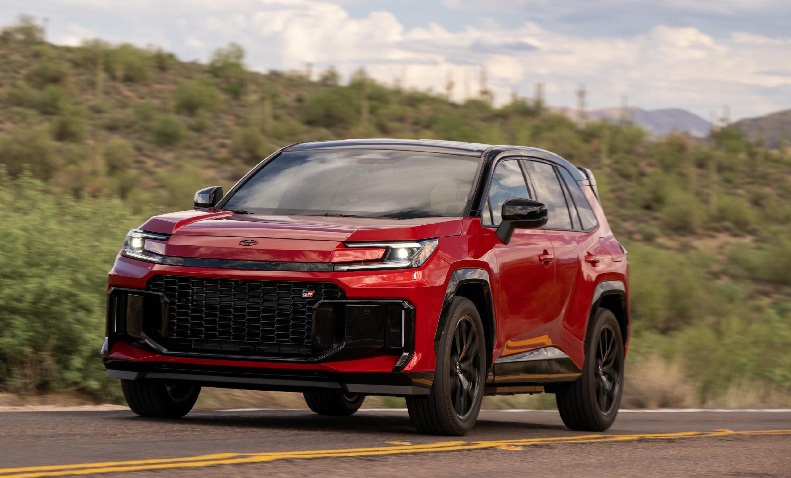 2026 Toyota RAV4 plug in GR Sport Supersonic Red